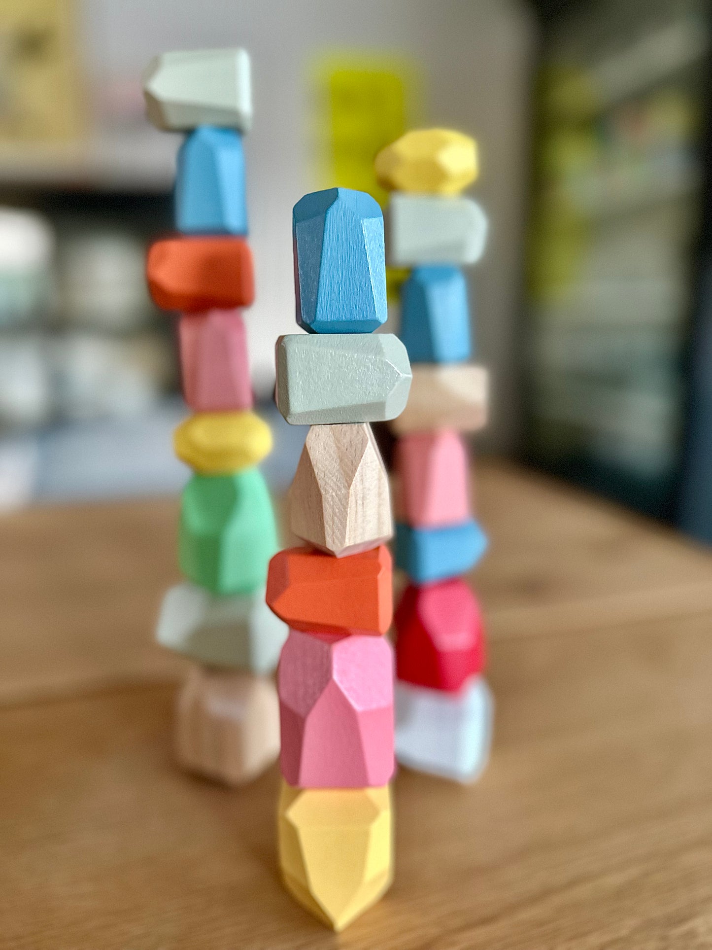 Stablesten af træ, 36 stk.