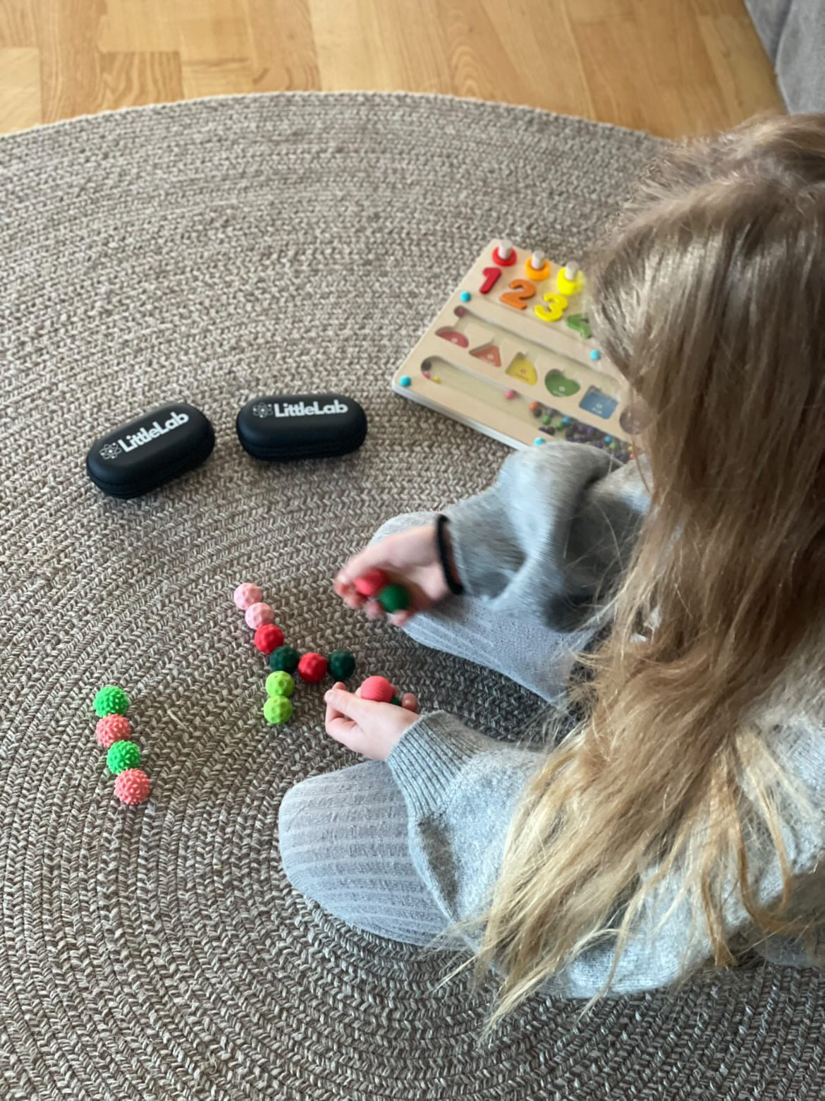 Magnetiske sensoriske kugler